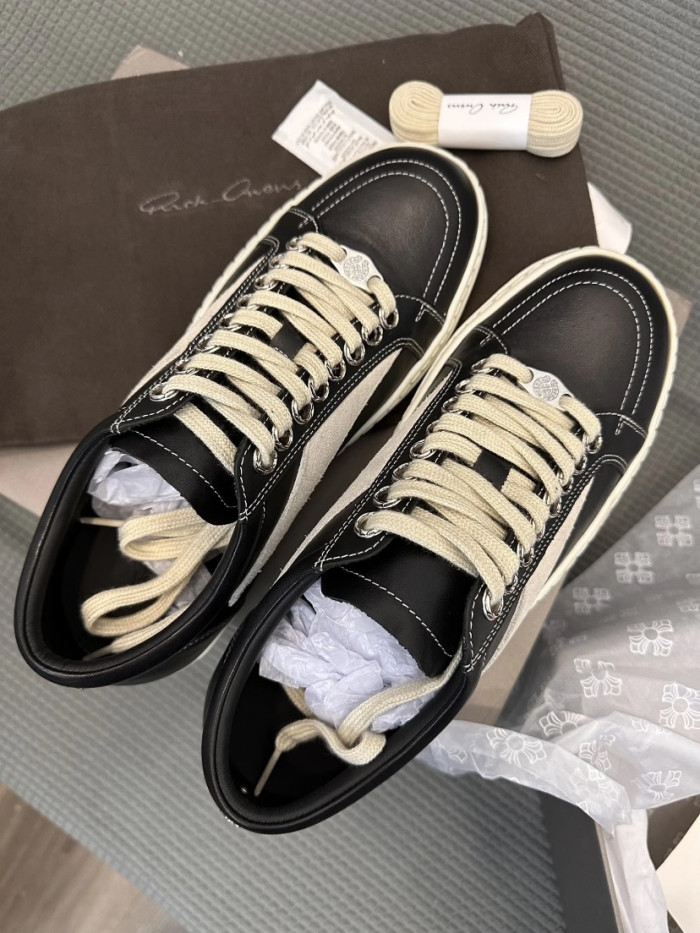 r1ck 0wens x chromhearts shoes
