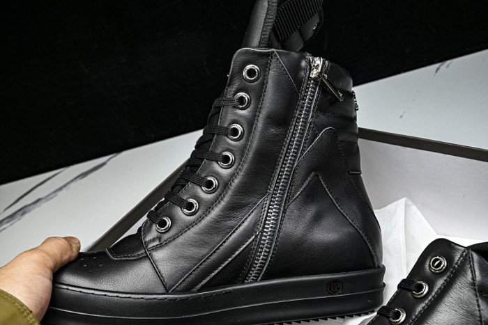 r1ck 0wens x chromhearts shoes