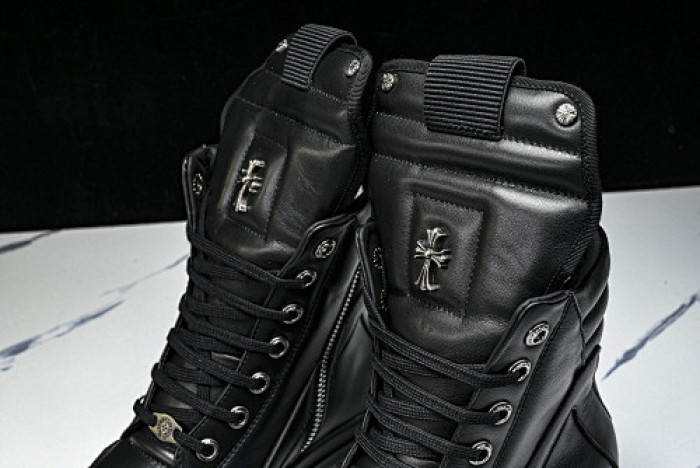 r1ck 0wens x chromhearts shoes
