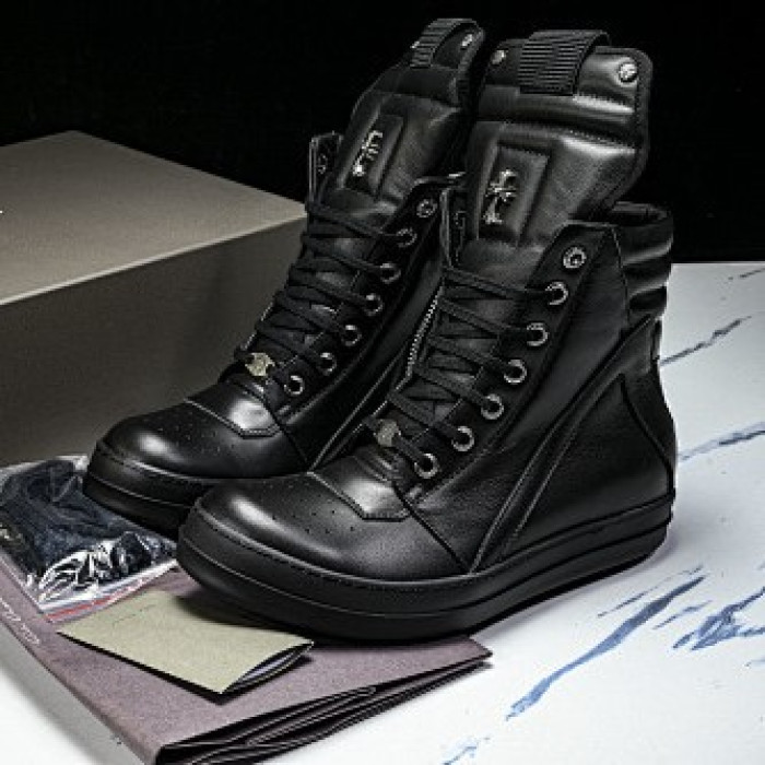 r1ck 0wens x chromhearts shoes