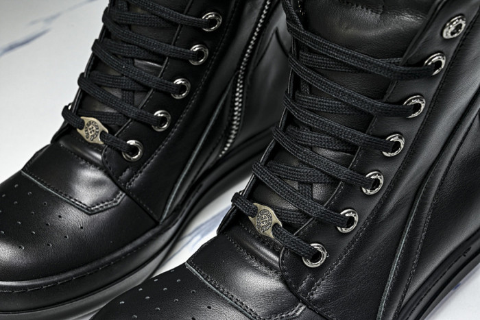 r1ck 0wens x chromhearts shoes