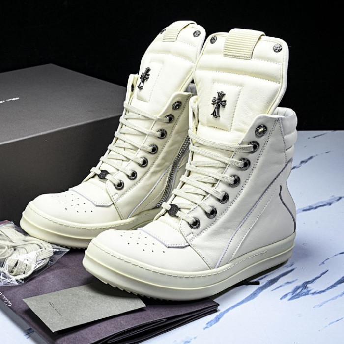 r1ck 0wens x chromhearts shoes
