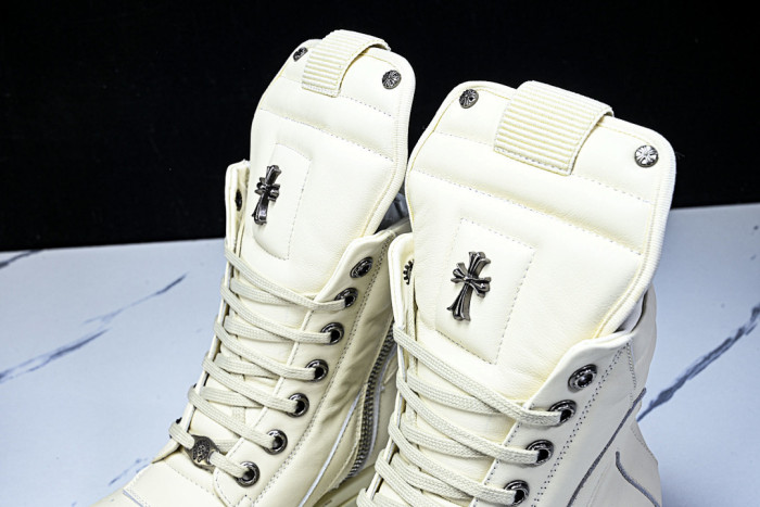 r1ck 0wens x chromhearts shoes