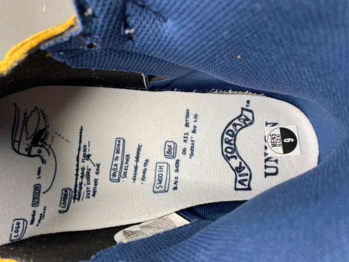 Jordan 1 Retro High OG SP Fragment x Union LA Sport Royal
