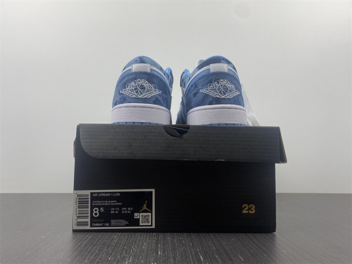 air jordan 1 low washed denim dm8947-100