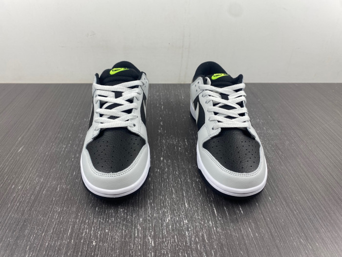 nike dunk low "grey/black/volt" fd9756-001