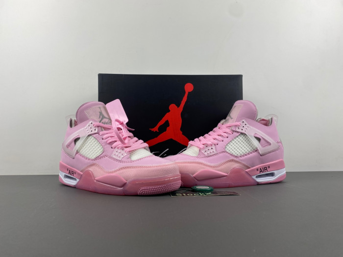 off-white x jordan 4 “pink”