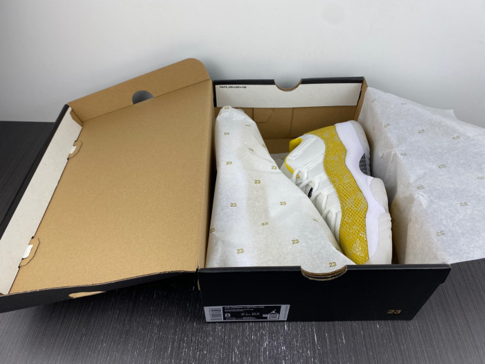 air jordan 11 low “yellow snakeskin” ah7860-107
