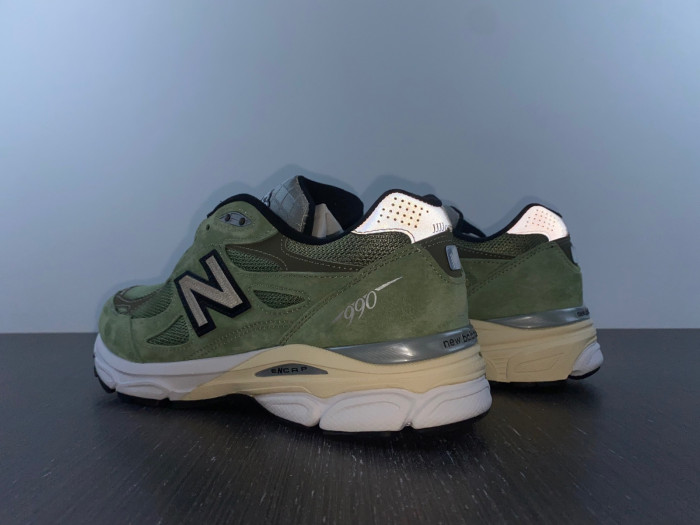 jjjjound x new balance 990v3 olive - m990jd3