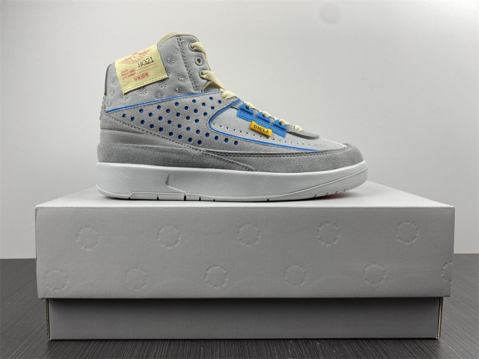union x air jordan 2 "grey fog" dn3802-001