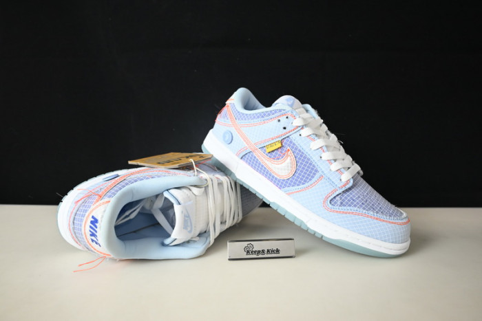 union x nike dunk low “passport pack argon” dj9649-400