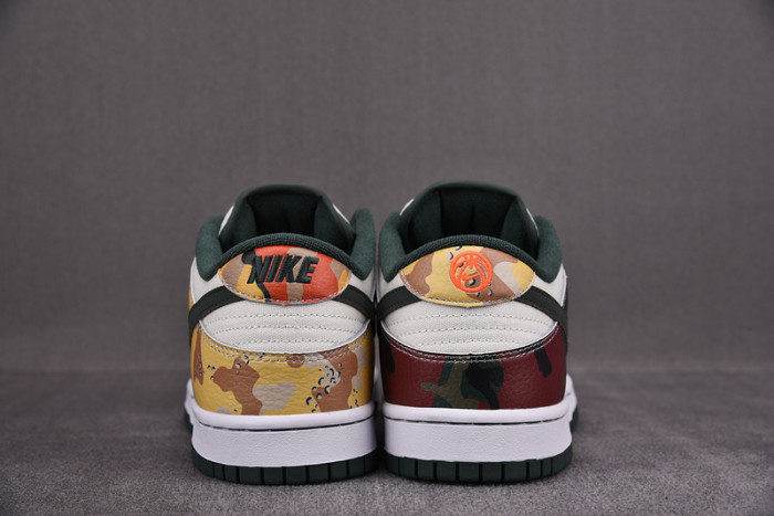 nike dunk low se sail multi-camo dh0957-100
