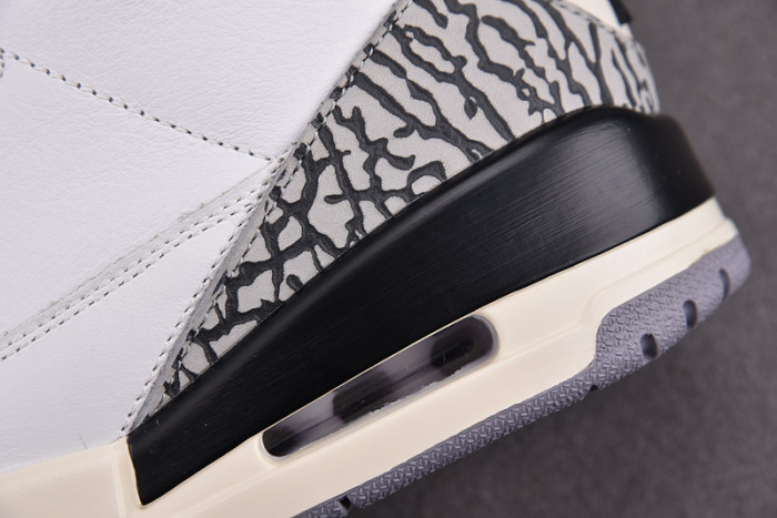 air jordan 3 "white cement" re-imagined dn3707-100