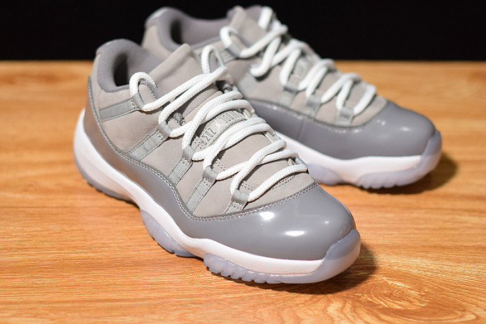 air jordan 11 low "cool grey" 528895-003