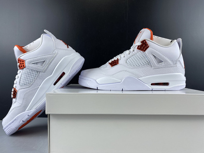 air jordan 4 retro "metallic orange" ct8527-118