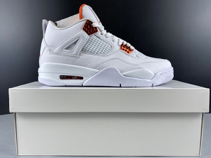 air jordan 4 retro "metallic orange" ct8527-118