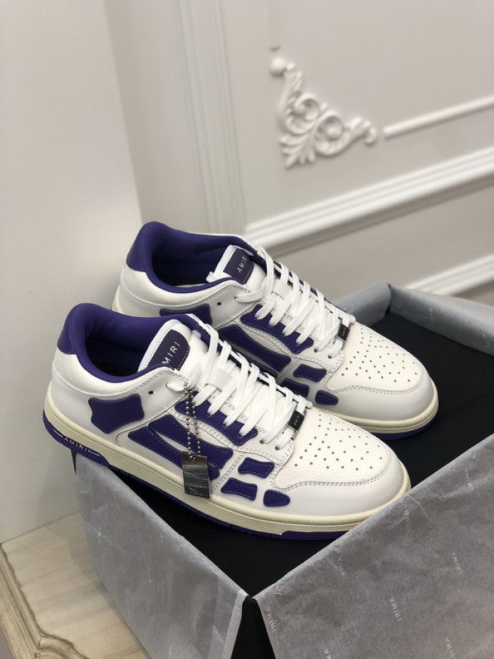 amiri* skel leather sneakers