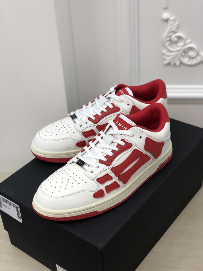 amiri* skel leather sneakers