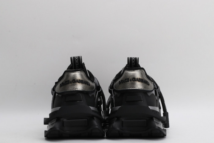 mixed-material space sneakers