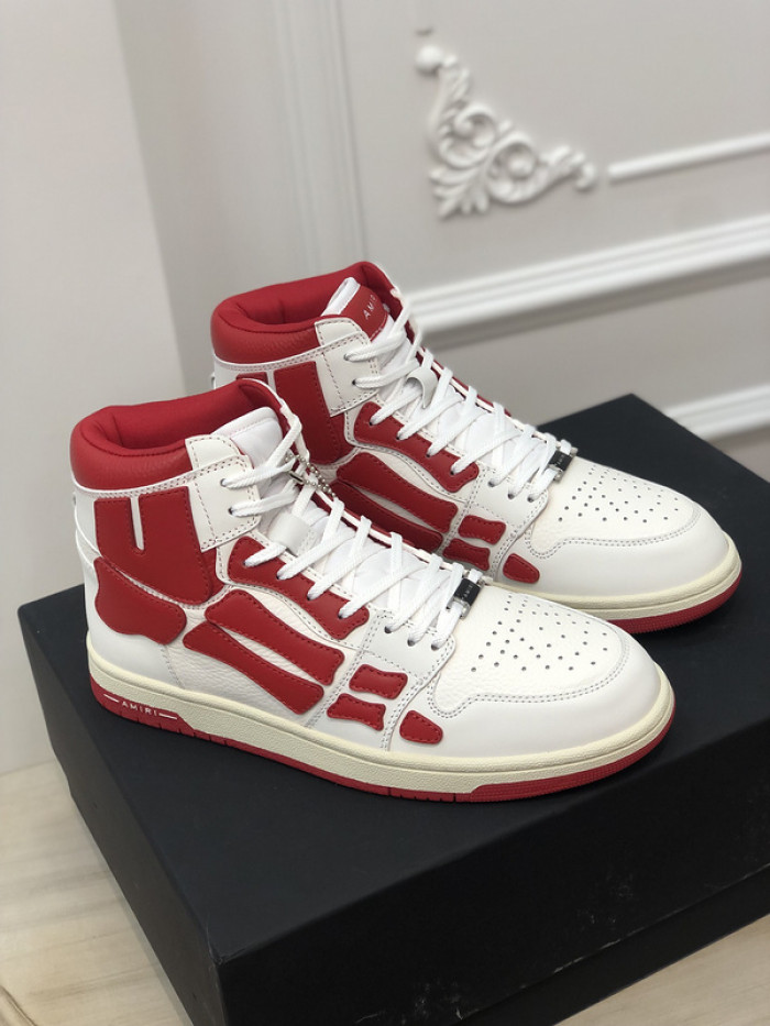 amiri* skel leather sneakers
