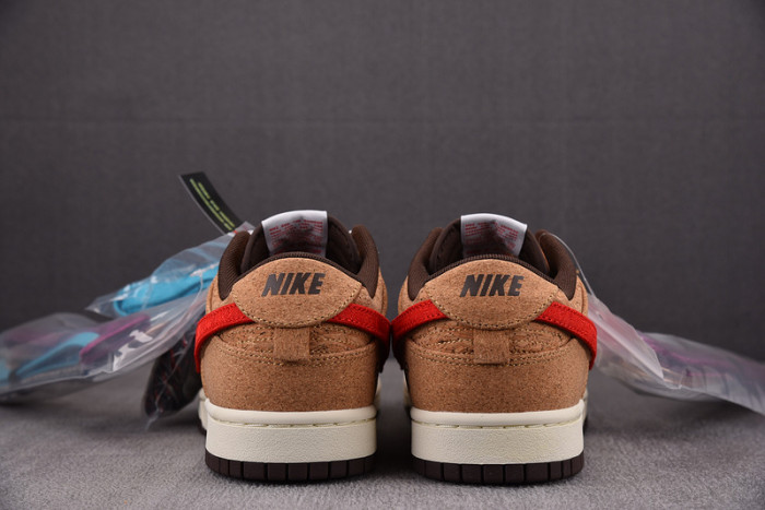 clot x nike dunk low "cork" fn0317-121