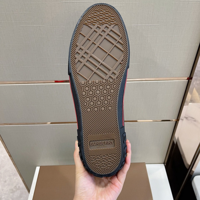 B**rry vintage check cotton sneakers