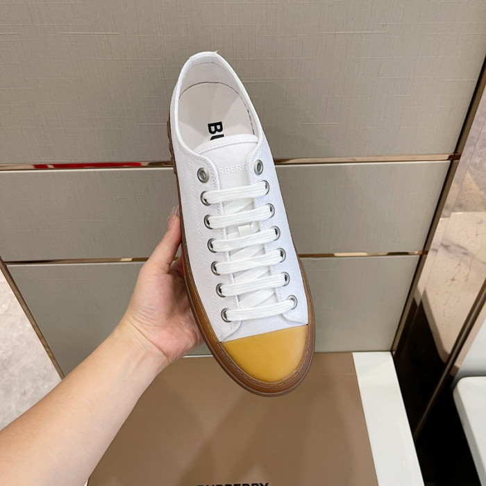 B**rry vintage check cotton sneakers