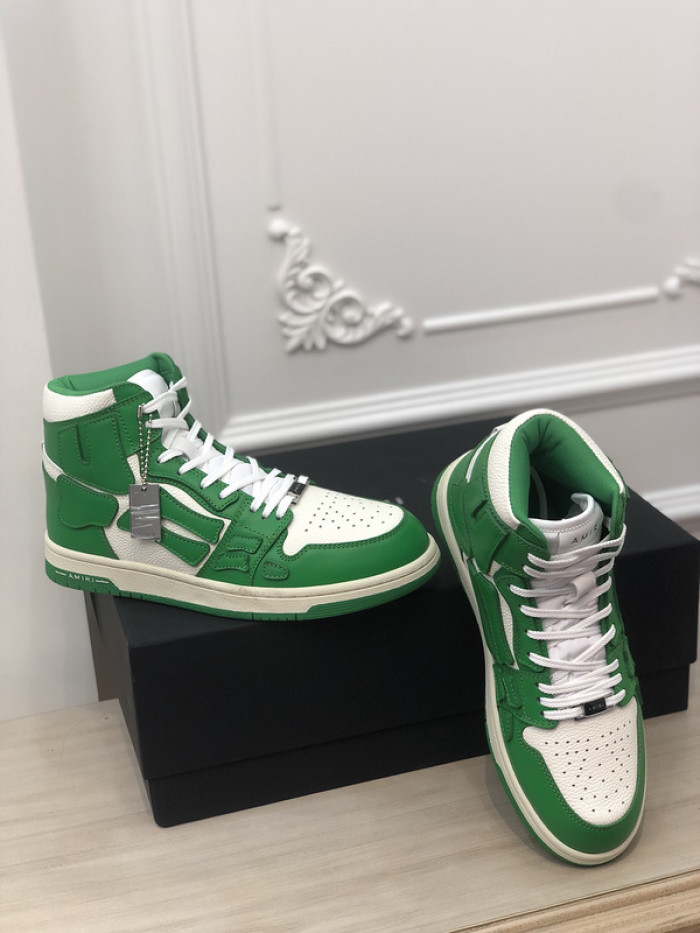 amiri* skel leather sneakers