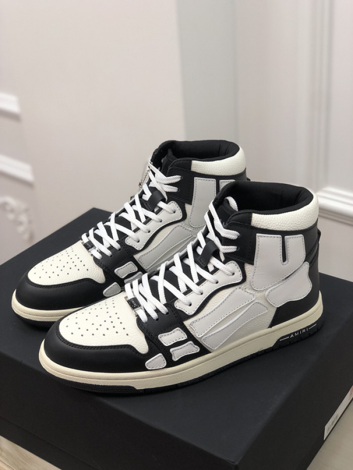 amiri* skel leather sneakers