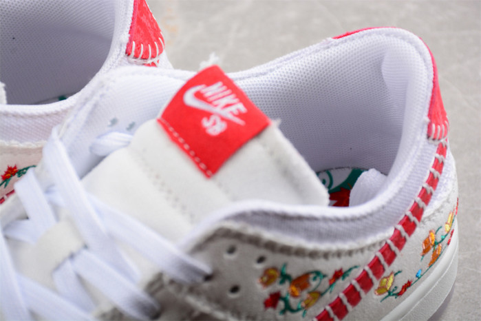 nike sb dunk low n7 sail university red fd6951-700