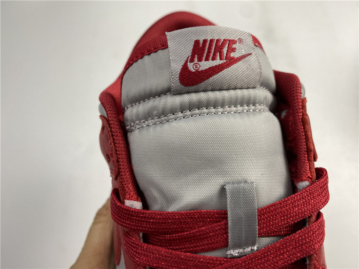 nike dunk low retro medium grey varsity red unlv (2021) dd1391-002