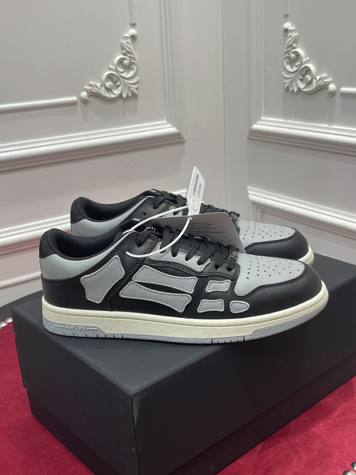 amiri* skel leather sneakers