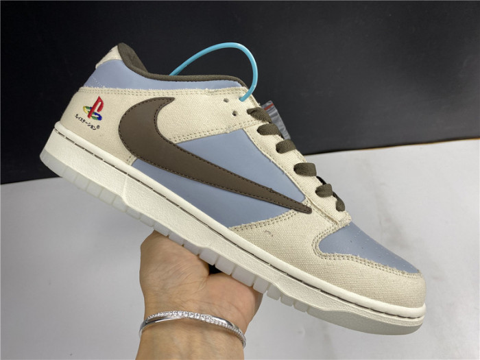 travis scott x playstation x nike dunk low cu1726-800