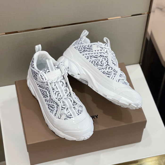 Bur*berry Check Cotton Arthur Sneakers