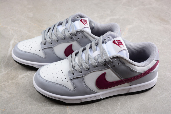 nike dunk low "grey/white/red" dd1503-122