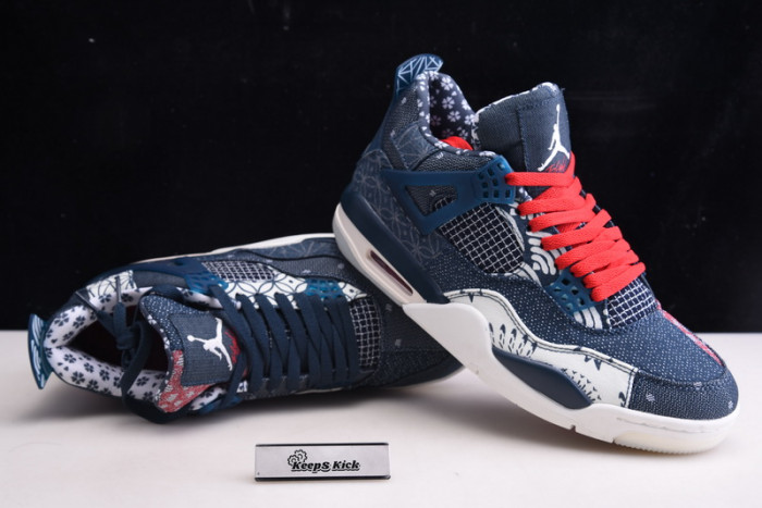 air jordan 4 sashiko deep ocean cw0898-400
