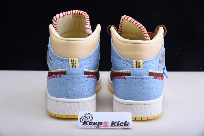 Ma*s*n chateau x air jordan 1 mid fearless multi - cu2803-200