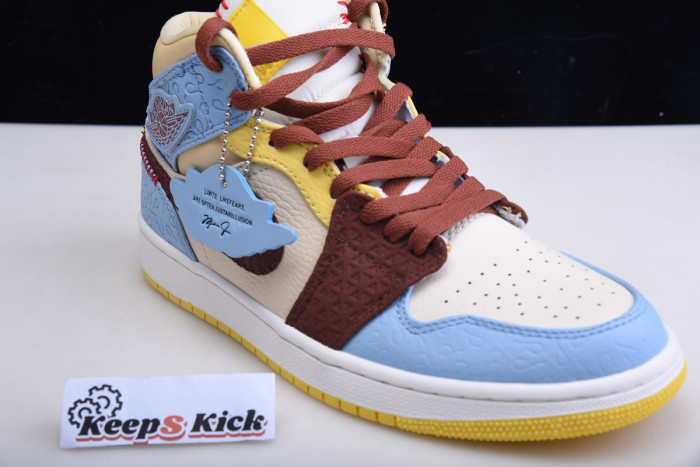 Ma*s*n chateau x air jordan 1 mid fearless multi - cu2803-200