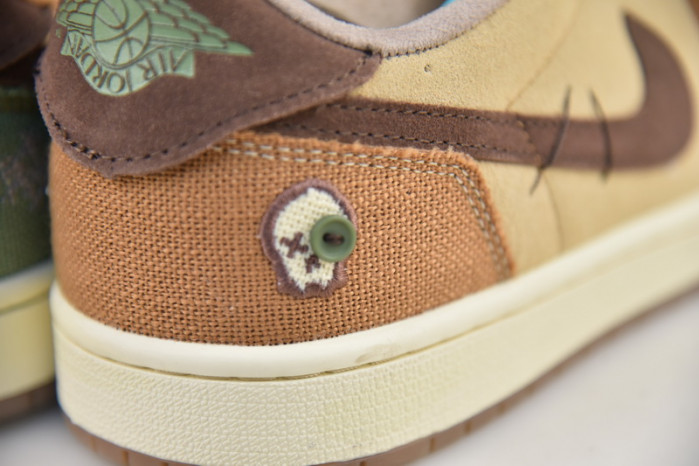 zion williamson x air jordan 1 low og “voodoo” dz7292-200