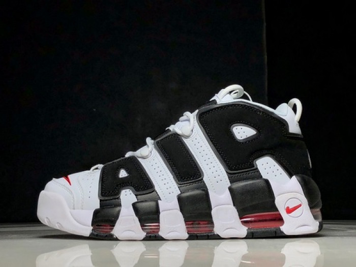 Nike Air More Uptempo White Black Red 414962-105