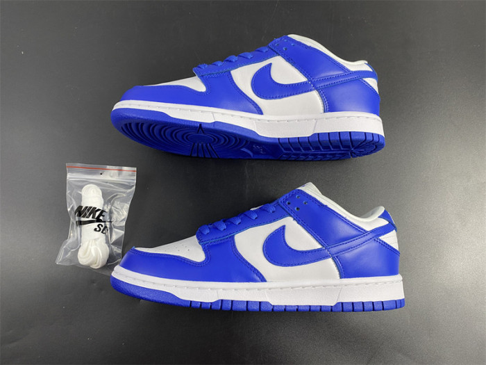 nike dunk low sp kentucky (2020) white/royal blue cu1726-100